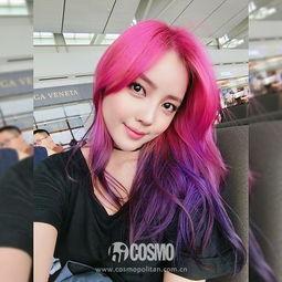 2017明星发色,色彩斑斓的时尚盛宴